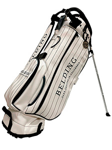 サンバード 3.0 スタンドバッグ（8.5インチ） - ホワイト・エスプリ with チャーコールグレー・ピンストライプ