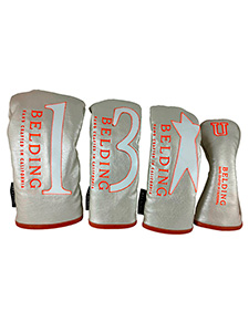 サーカ プレミアム ヘッドカバー 4点セット - パール・オレンジ