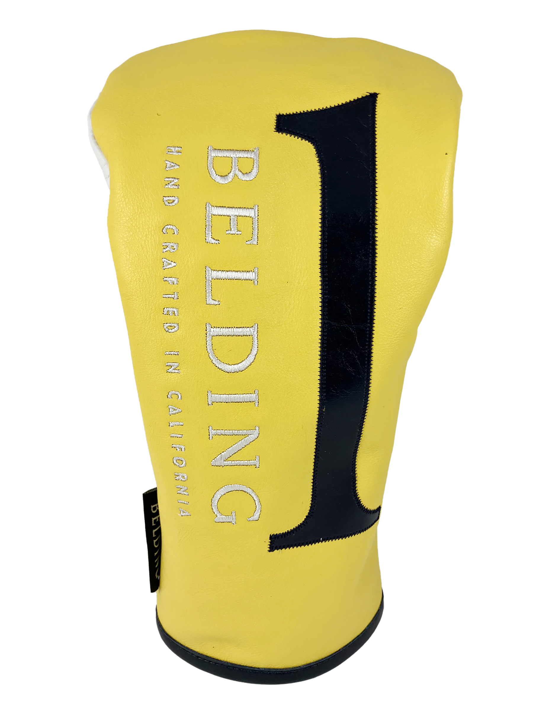 サーカ プレミアム ヘッドカバー4点セット （イエロー／ホワイト・ガーメントレザー）