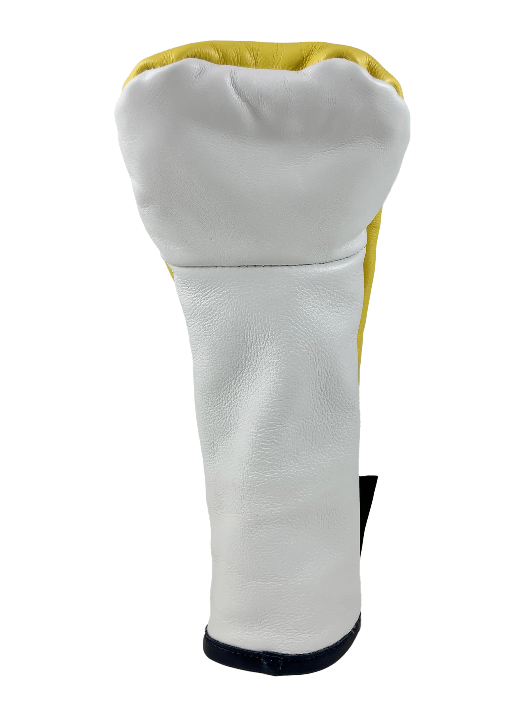 サーカ プレミアム ヘッドカバー4点セット （イエロー／ホワイト・ガーメントレザー）