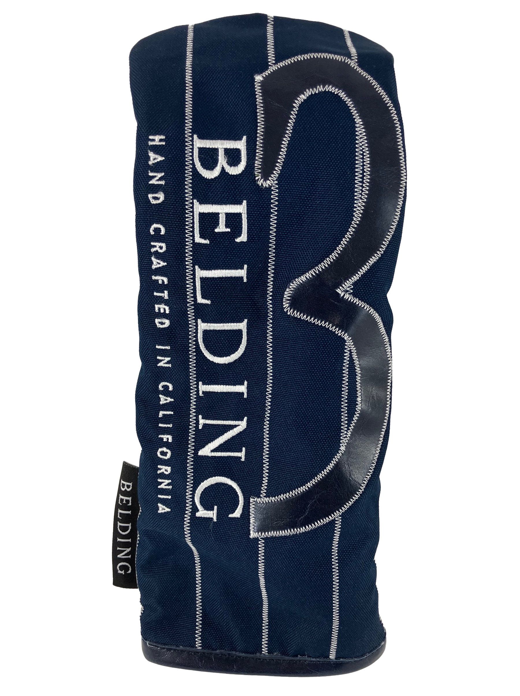 サーカ プレミアム ヘッドカバー4点セット （ネイビー／シルバー・ホワイト ピンストライプ）